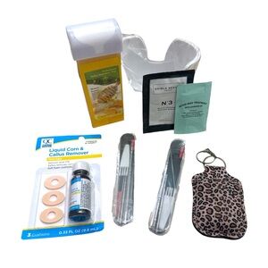 Bundle Set-8 Pieces For Waxing, Ear Wax Care, Sanitizer Holder, Anti Aging Serum